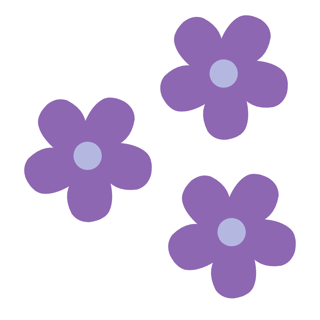 purple flowers